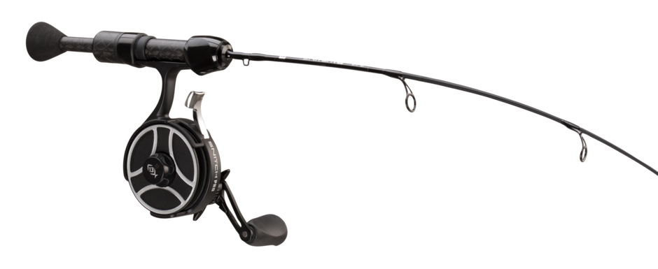 13 Fishing Snitch Pro FreeFall Ghost Inline Ice Combo