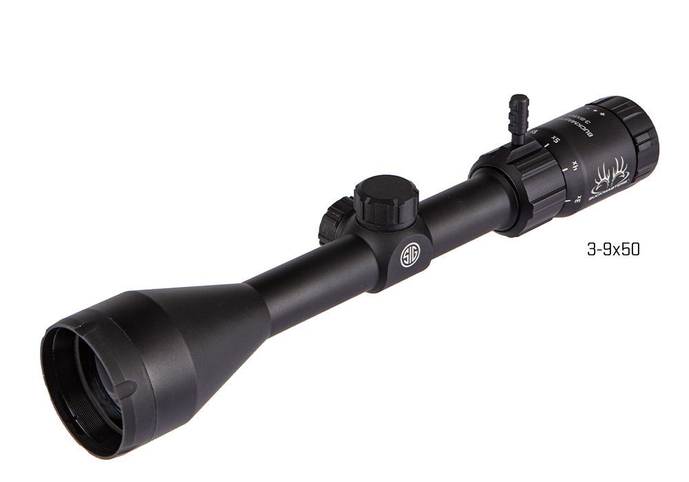 Sig Sauer SOBM33002 Buckmasters Riflescope 3-9X50mm, 1", SFP BDC, 0.25 Moa Adj, Black