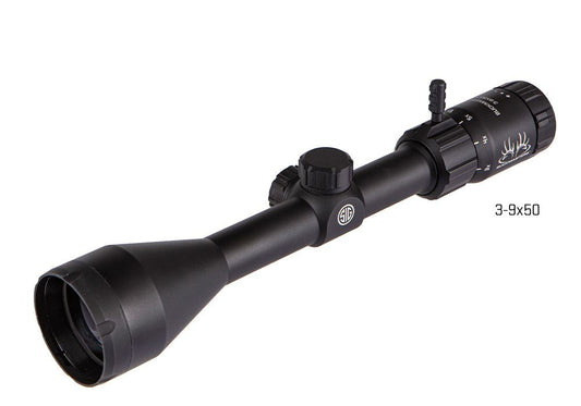 Sig Sauer SOBM33002 Buckmasters Riflescope 3-9X50mm, 1", SFP BDC, 0.25 Moa Adj, Black