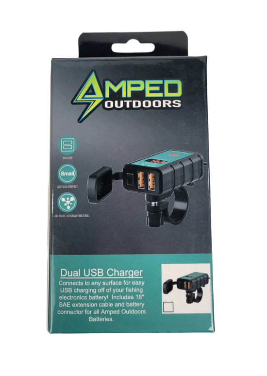 AMPED DUAL USB CHARGER