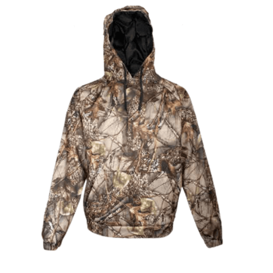 World Famous Sports Men's Hooded Sweatshirt - Burly Tan Camo