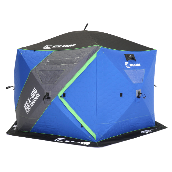 Clam X-600 Thermal Ice Team Edition - 6 Side Hub Shelter
