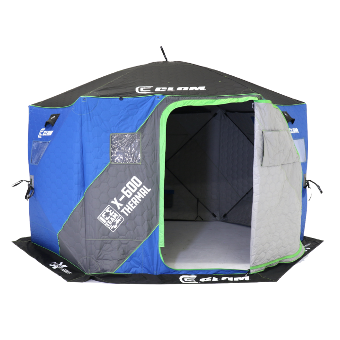 Clam X-600 Thermal Ice Team Edition - 6 Side Hub Shelter