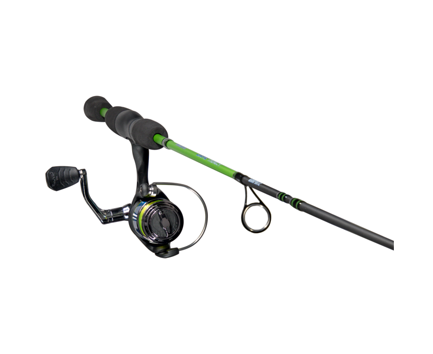 Mr. Crappie Crappie Thunder 2pc Rod/75 Size Spinning Combo