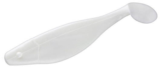 Mr Twister Sassy Shad, 3'' White 10pk