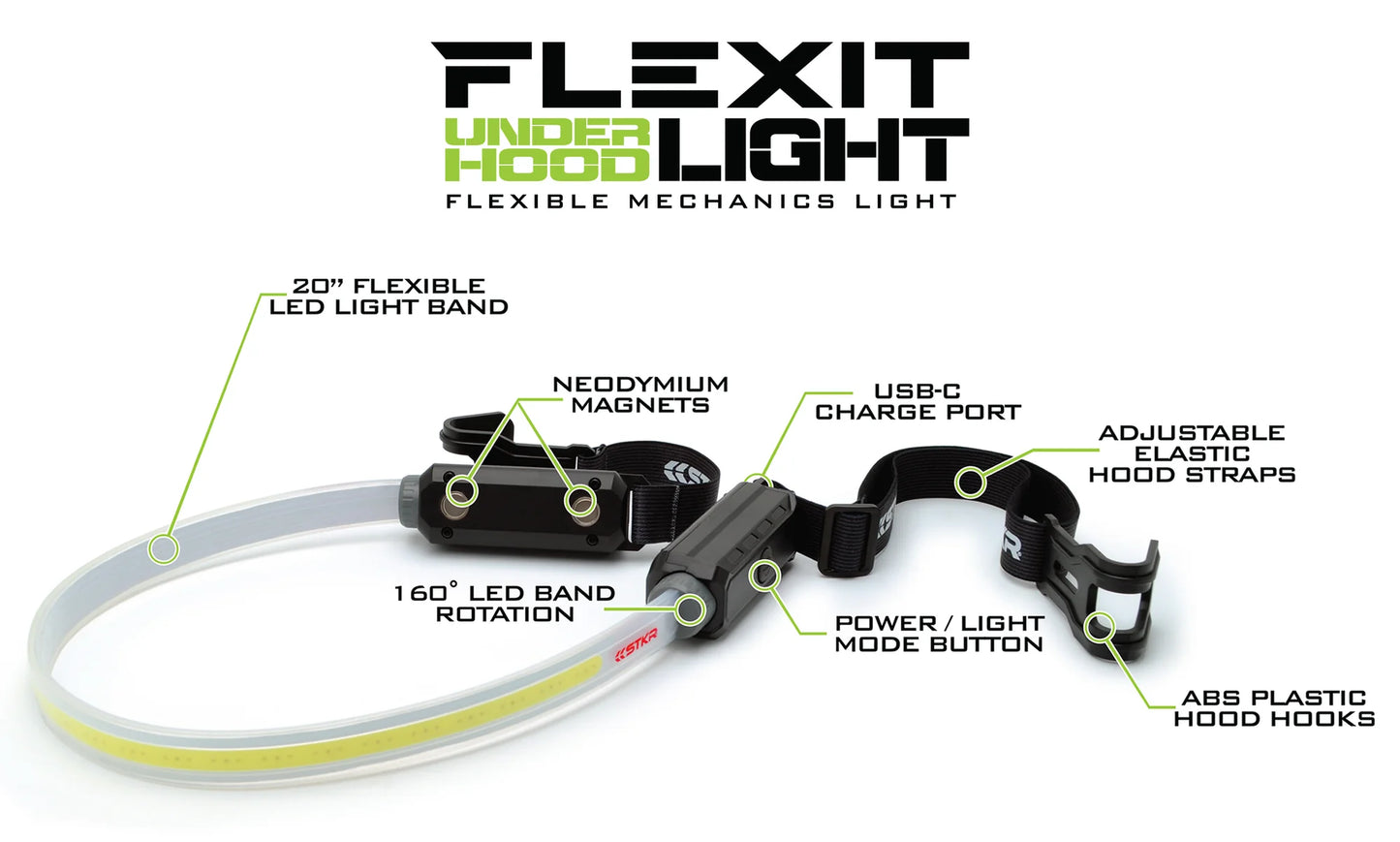 FLEXIT Under Hood Light - Mechanics Flexible Work Light