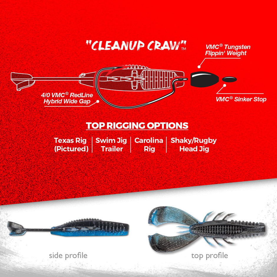 rapala Crush City Cleanup Craw 3.5"