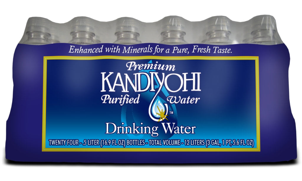 case bottled water