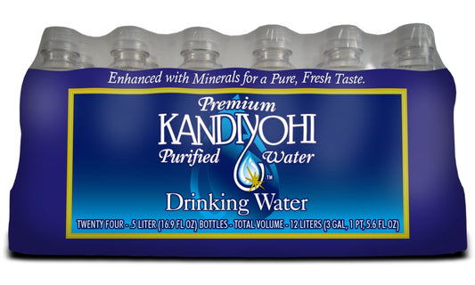 case bottled water