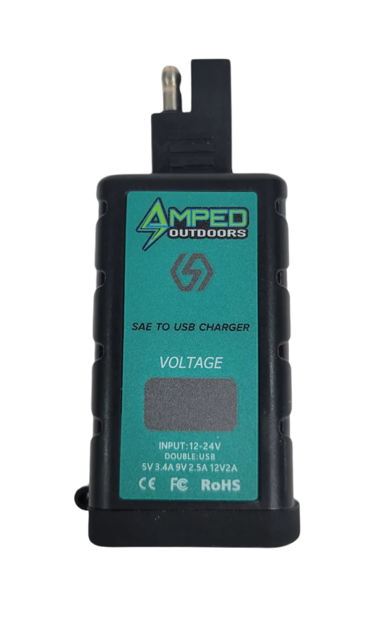 AMPED DUAL USB CHARGER
