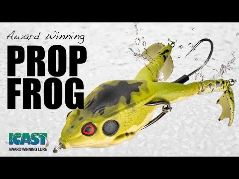 Lunkerhunt DUAL PROP HOLLOW BODY TOPWATER FROG