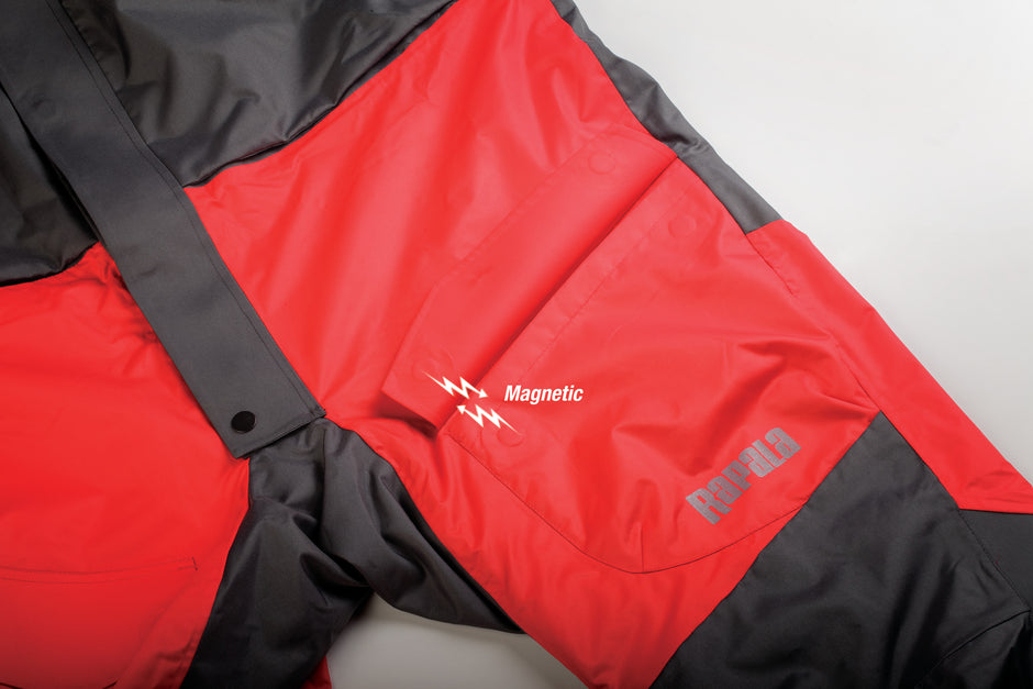 RAPALA RAIN BIBS GREY RED