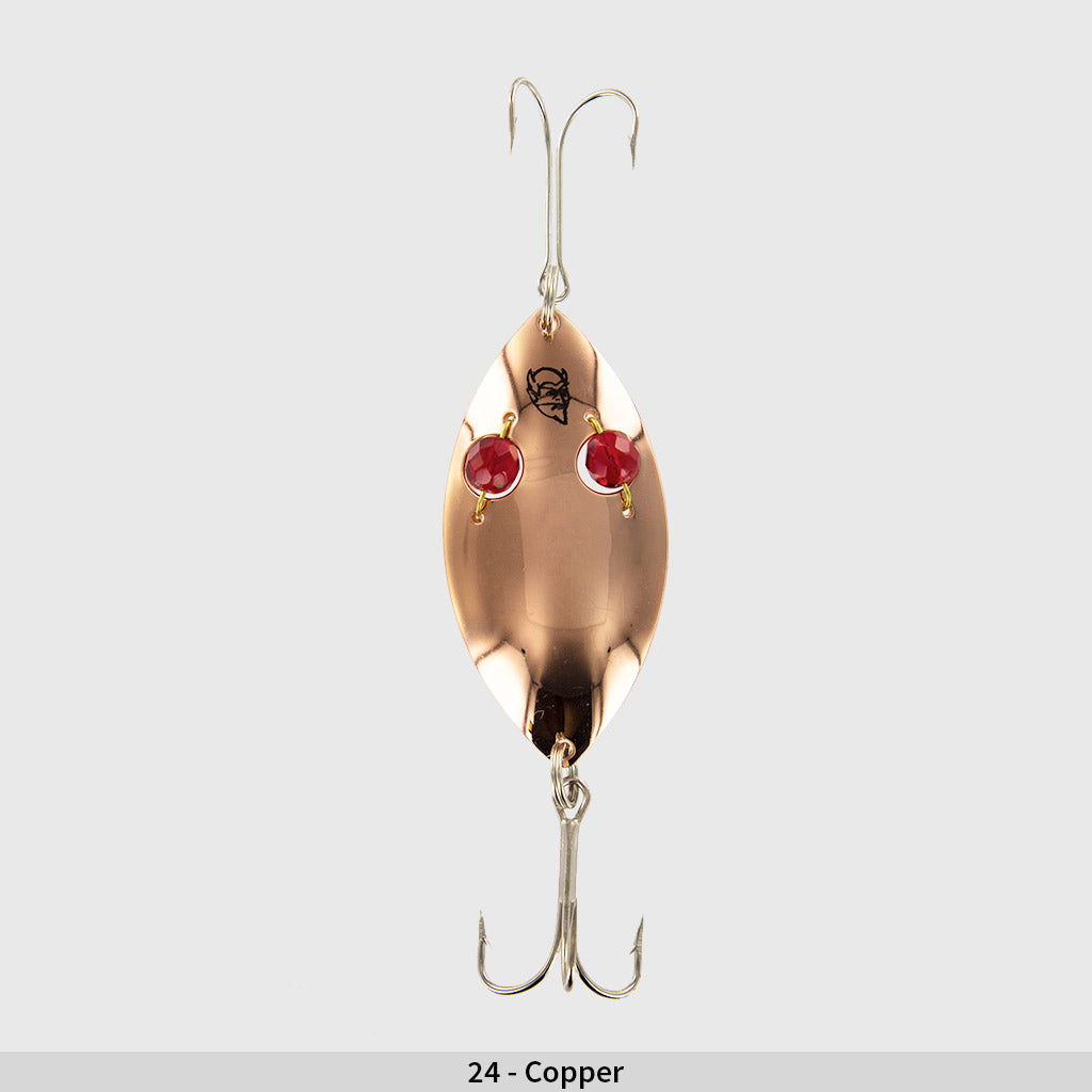 Dardevle Red Eye Wiggler SPOON  1 OZ