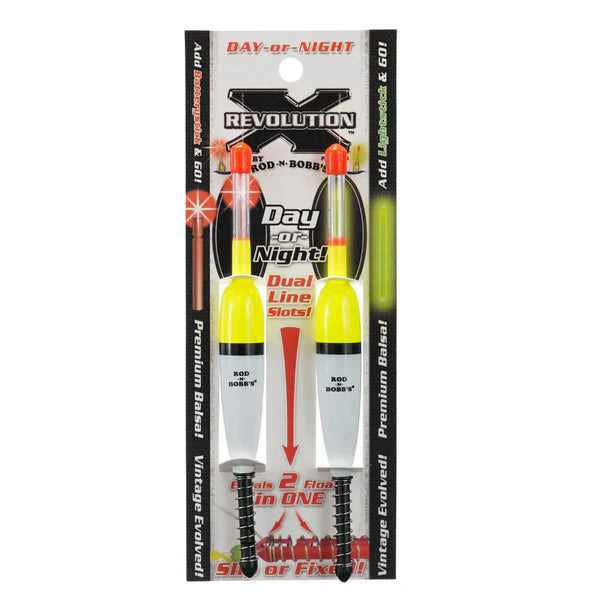 Rod N Bobb RevolutionX Day or Night Bobbers