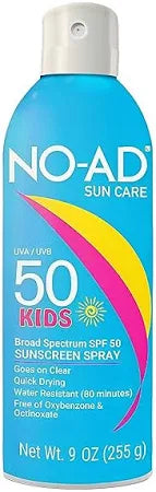 No-Ad Sunscreen Spray  - 9.5oz