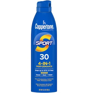 COPPERTONE SPORT sunscreen spray