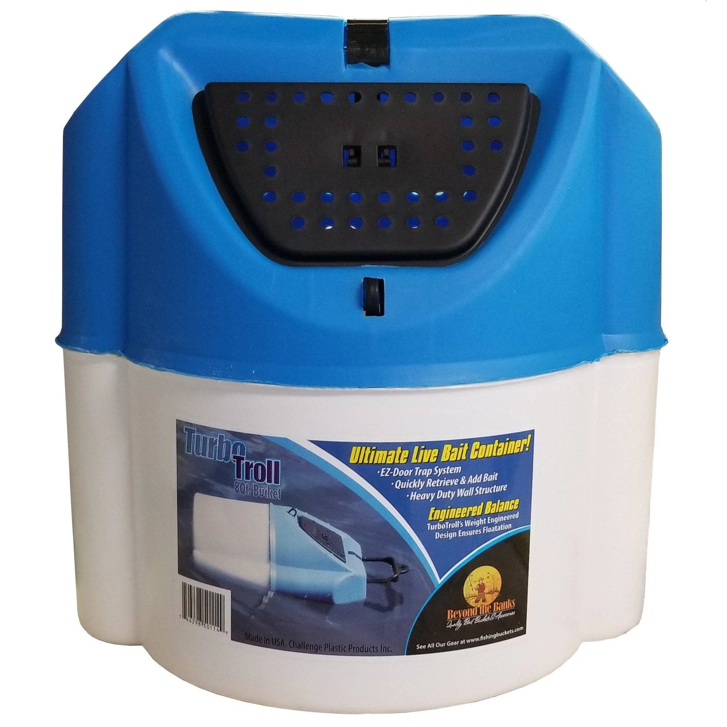 Challenge 8 Quart Turbo Troll minnow Bucket