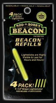 Rod-N-Bobb's Universal Beacon 4 Pack - Green