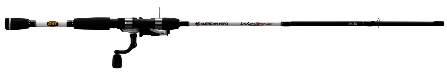 LEW'S American Hero Speed Spin Spinning Combo LIGHT ACTION 2 PC