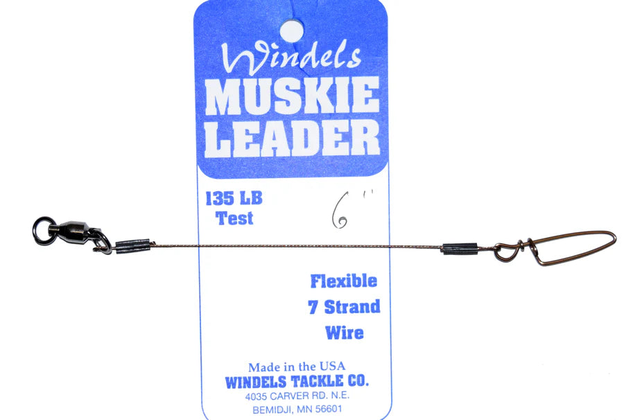 WINDELS F90 MUSKIE/PIKE LEADER 135 lbs